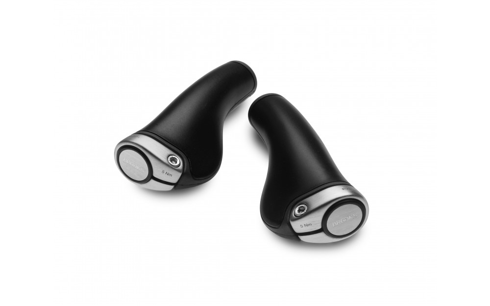 Poignées de vélo en cuir et ergonomiques