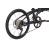 Vélo pliant Tern Verge P10 noir zoom dérailleur