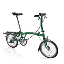 Vélo pliant Brompton type S 6 vitesses lime green