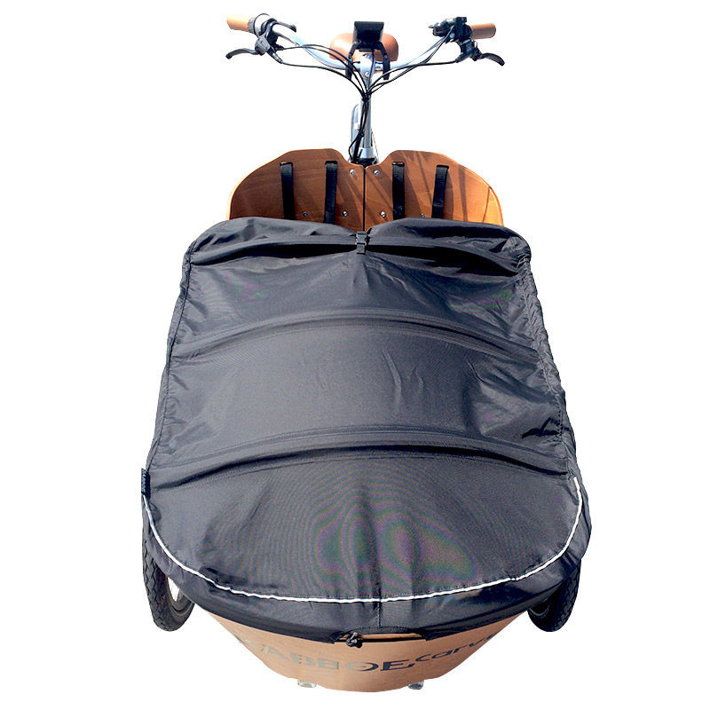 La bâche de protection pour vélo cargo Babboe dispo sur Cyclable.com