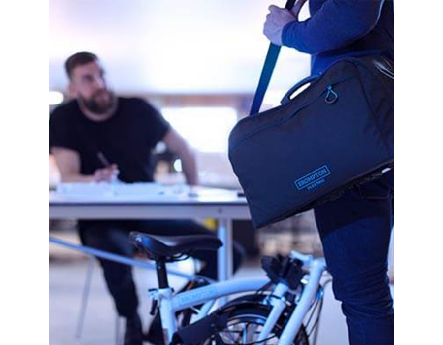 Sacoche City Bag pour Brompton Electric 20L dispo chez Cyclable.ch
