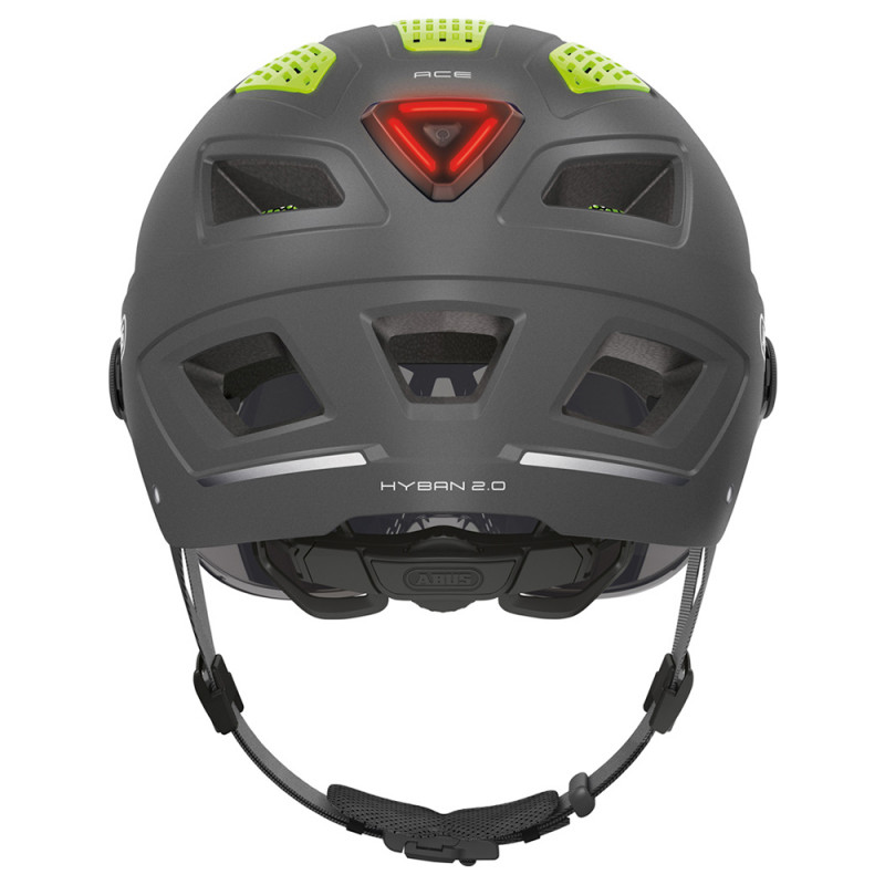 Casque vélo ville Abus Hyban 2.0 LED - Cyclable