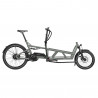 Vélo cargo électrique Riese & Müller Load 60 gris clair