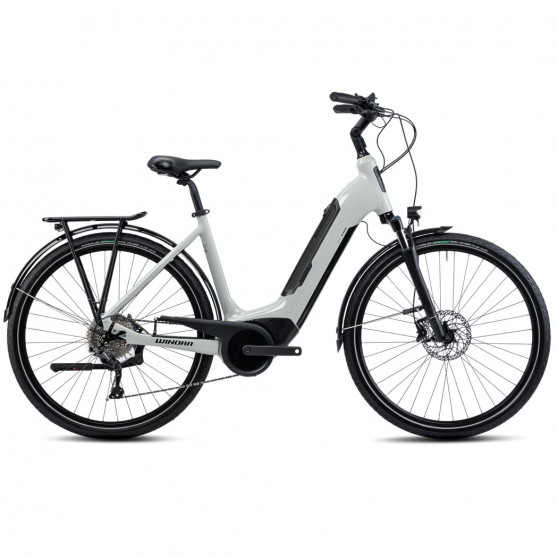 VTC électrique Winora Tria 10 gris