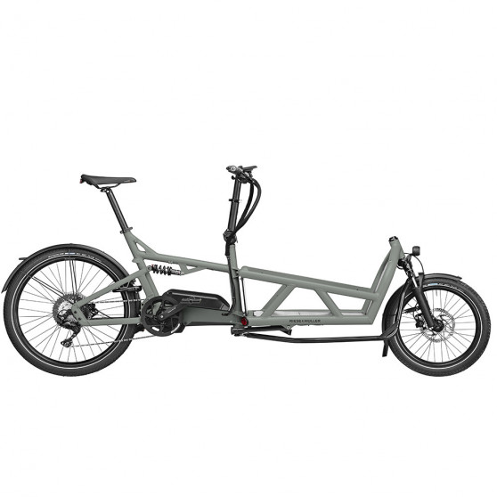 Vélo cargo électrique Riese & Müller Load4 60 touring tundra grey