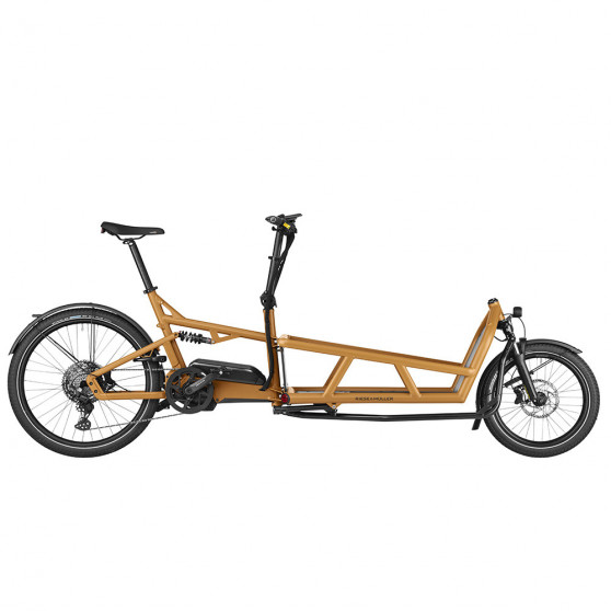 Vélo cargo électrique Riese & Müller Load4 75 touring peanut