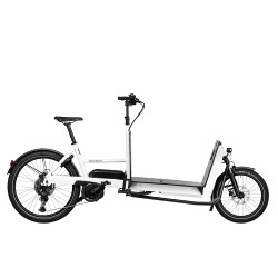 Vélo cargo électrique Riese & Müller Transporter2 65 touring true white