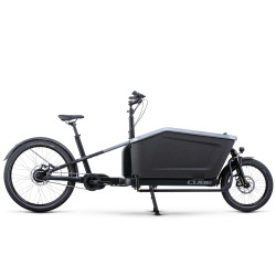 Vélo cargo électrique Cube Cargo Hybrid 500 gris/noir