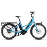 Vélo cargo électrique Cube Longtail Hybrid 725 bleu