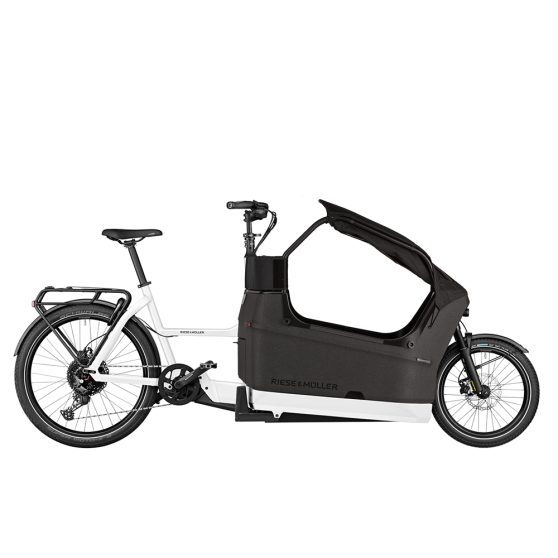 Vélo cargo électrique Riese & Müller Packster2 70 Family white