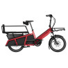 Vélo cargo électrique Riese & Müller Multitinker2 Family lava/black