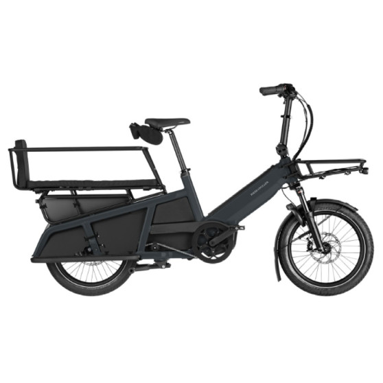 Vélo cargo électrique Riese & Müller Multitinker2 Family grey/black