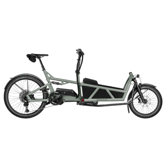 Vélo cargo électrique Riese & Müller Load5 60 touring tundra grey