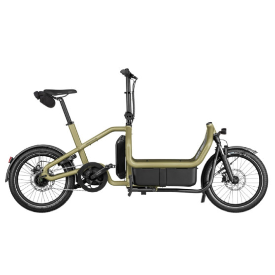 Vélo cargo électrique Riese & Müller Carrie2 city anise