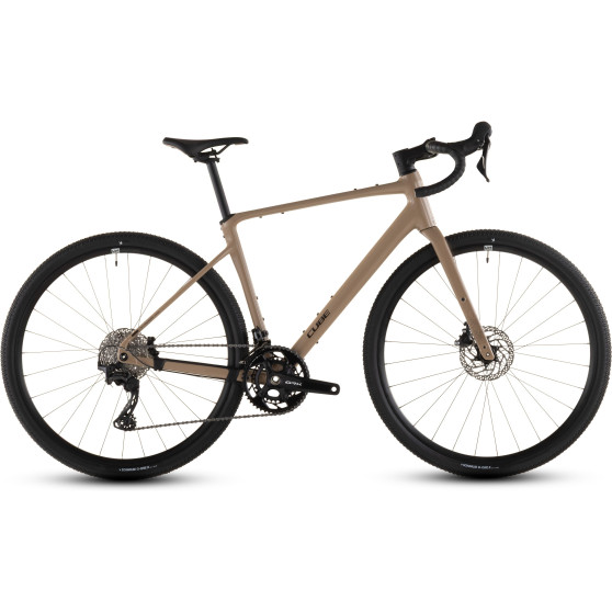 Vélo gravel Cube Nuroad Race cappuccino