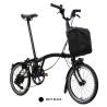 Vélo pliant électrique Brompton Electric C Line 4 vitesses (saison 26)
