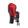 Porte-bébé vélo arrière sur cadre Hamax Sleepy Noir/Rouge