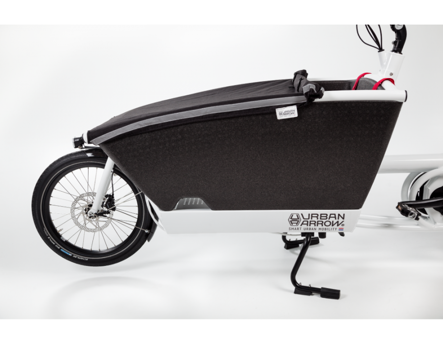 La bâche de protection pour vélo cargo Urban Arrow dispo chez Cyclable